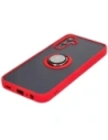 Hurtownia GSM - Bizon Case Hybrid Ring Samsung Galaxy M15 5G rauchig mit einem roten Rahmen - BIZ5008 - {ean13} - Hurt