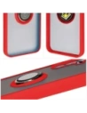 Hurtownia GSM - Bizon Case Hybrid Ring Samsung Galaxy M15 5G rauchig mit einem roten Rahmen - BIZ5008 - {ean13} - Hurt