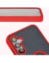 Wholesale Bizon Case Hybrid Ring Samsung Galaxy M15 5G smoky with a red frame - BIZ5008 - {ean13} - Hurt