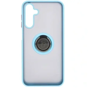 Hurtownia GSM - Bizon Case Hybrid Ring Samsung Galaxy M15 5G rauchig mit einem hellblauen Rahmen - BIZ5009 - {ean13} - Hurt