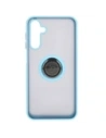 Hurtownia GSM - Bizon Case Hybrid Ring Samsung Galaxy M15 5G rauchig mit einem hellblauen Rahmen - BIZ5009 - {ean13} - Hurt