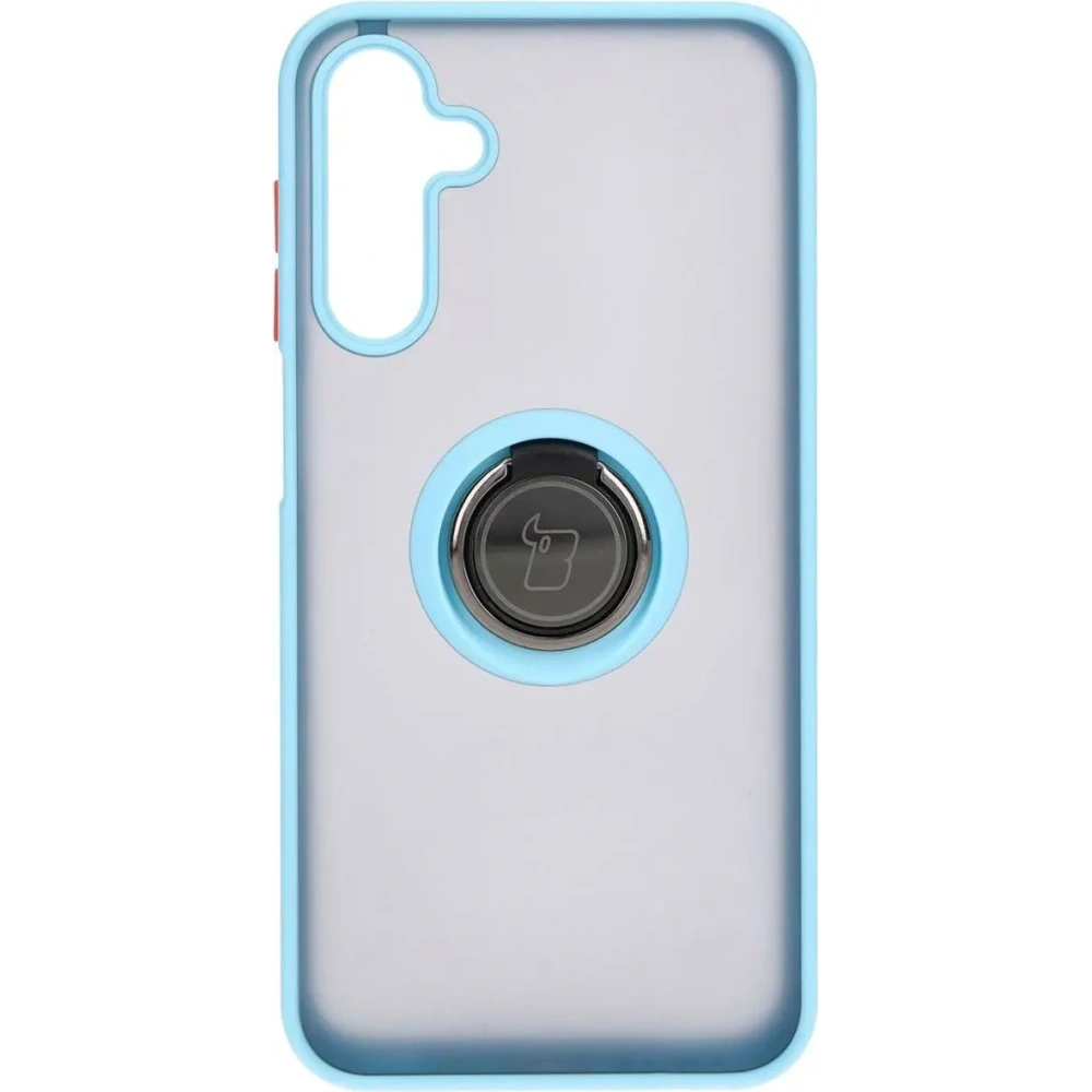 Hurtownia GSM - Bizon Case Hybrid Ring Samsung Galaxy M15 5G rauchig mit einem hellblauen Rahmen - BIZ5009 - {ean13} - Hurt