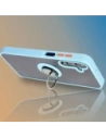 Hurtownia GSM - Etui s úchytem na prst Bizon Case Hybrid Ring do Samsung Galaxy M15 5G kouřové s jasně modrým rámečkem - BIZ5009 - {ean13} - Hurt