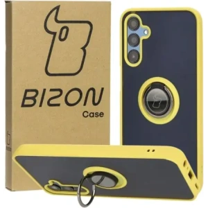 Hurtownia GSM - Bizon Case Hybrid Ring Samsung Galaxy M15 5G rauchig mit einem gelben Rahmen - BIZ5010 - {ean13} - Hurt