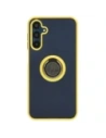 Hurtownia GSM - Etui s úchytem na prst Bizon Case Hybrid Ring pro Samsung Galaxy M15 5G kouřové s žlutým rámečkem - BIZ5010 - {ean13} - Hurt