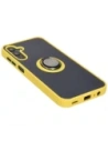 Hurtownia GSM - Bizon Case Hybrid Ring Samsung Galaxy M15 5G rauchig mit einem gelben Rahmen - BIZ5010 - {ean13} - Hurt