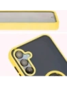Hurtownia GSM - Bizon Case Hybrid Ring Samsung Galaxy M15 5G rauchig mit einem gelben Rahmen - BIZ5010 - {ean13} - Hurt