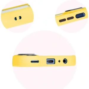 Hurtownia GSM - Bizon Case Hybrid Ring Samsung Galaxy M15 5G rauchig mit einem gelben Rahmen - BIZ5010 - {ean13} - Hurt