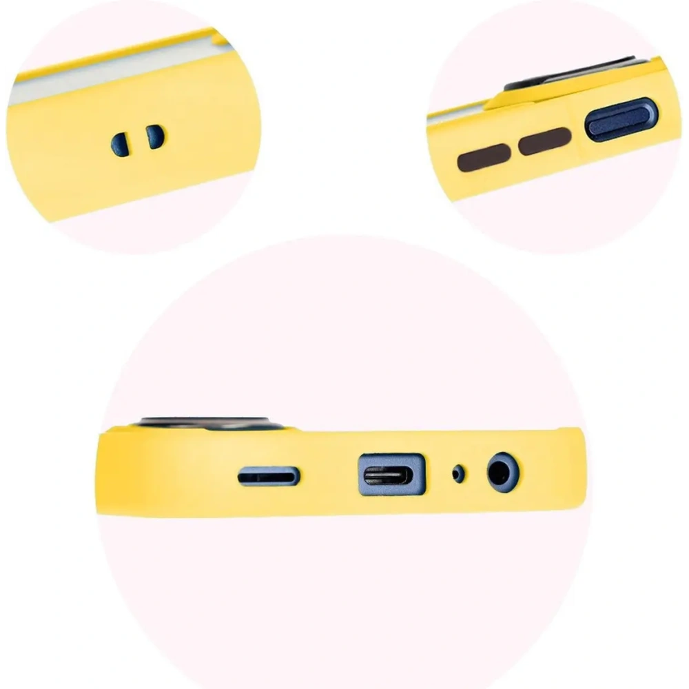 Hurtownia GSM - Etui s úchytem na prst Bizon Case Hybrid Ring pro Samsung Galaxy M15 5G kouřové s žlutým rámečkem - BIZ5010 - {ean13} - Hurt