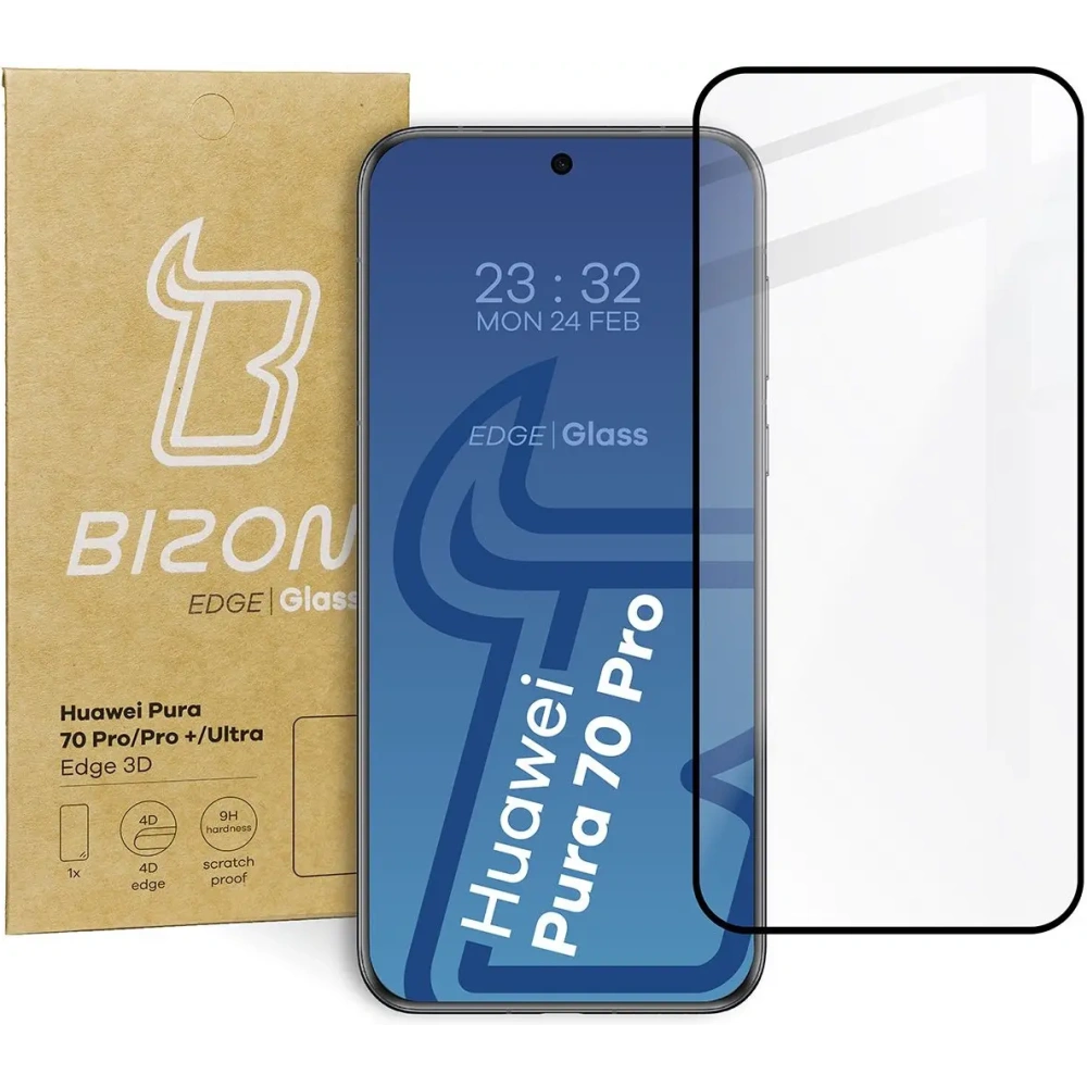 Hurtownia GSM - Tvrzené sklo BIZON Glass Edge 3D pro Huawei Pura 70 Pro / Pro+ / Ultra - BIZ5583 - {ean13} - Hurt