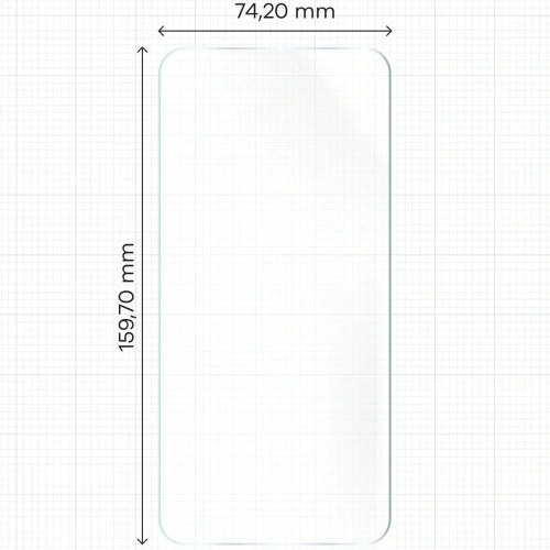 Folia hydrożelowa na ekran Bizon Glass Hydrogel Front do Tecno Spark 20 Pro+ [2 PACK]