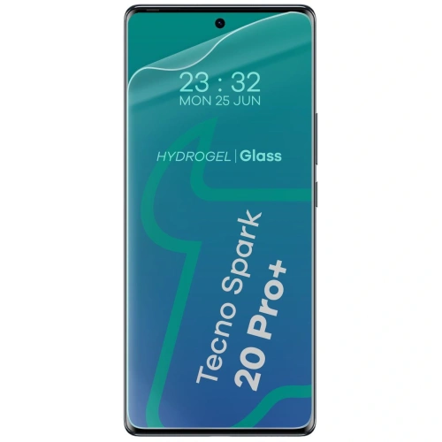 Folia hydrożelowa na ekran Bizon Glass Hydrogel Front do Tecno Spark 20 Pro+ [2 PACK]