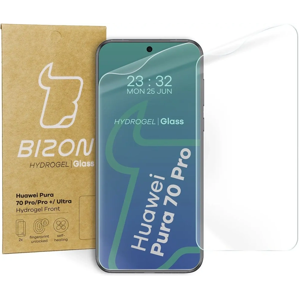 Hurtownia GSM - Bizon Glass Hydrogel Front Huawei Pura 70 Pro / Pro+ / Ultra [2 PACK] - BIZ5016 - {ean13} - Hurt