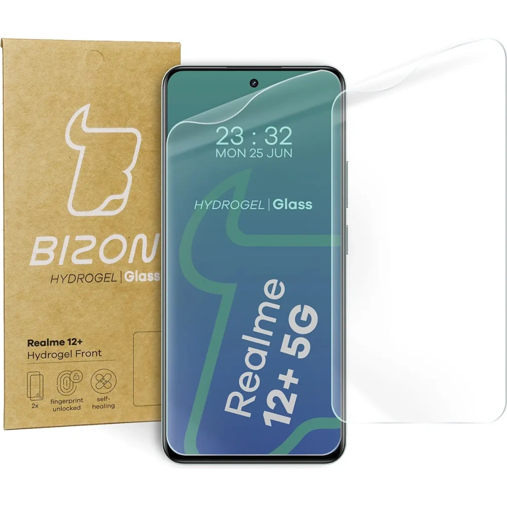 Hurtownia GSM - Folia hydrogelová na displej Bizon Glass Hydrogel Front pro Realme 12+ 5G [2 PACK] - BIZ5588 - {ean13} - Hurt