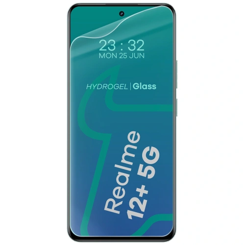 Folia hydrożelowa na ekran Bizon Glass Hydrogel Front do Realme 12+ 5G [2 PACK]