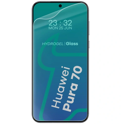 Folia hydrożelowa na ekran Bizon Glass Hydrogel Front do Huawei Pura 70 [2 PACK]