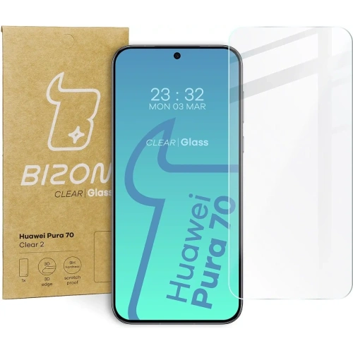 Szkło hartowane Bizon Glass Clear 2 do Huawei Pura 70