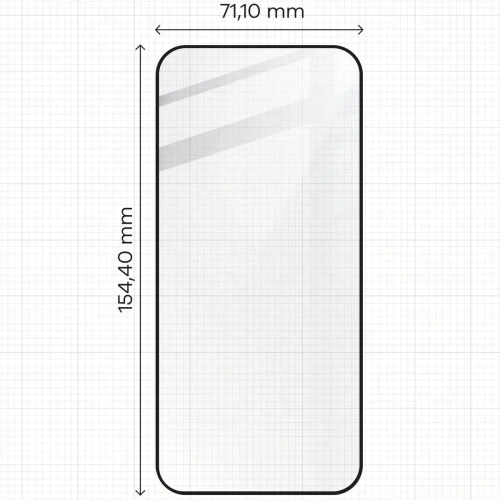 Szkło hartowane Bizon Glass Edge 2 do Huawei Pura 70 czarne