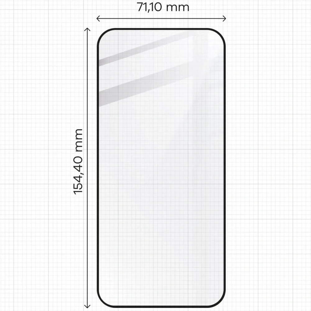 Hurtownia GSM - Bizon Glass Edge 2 Huawei Pura 70 schwarz - BIZ5593 - {ean13} - Hurt