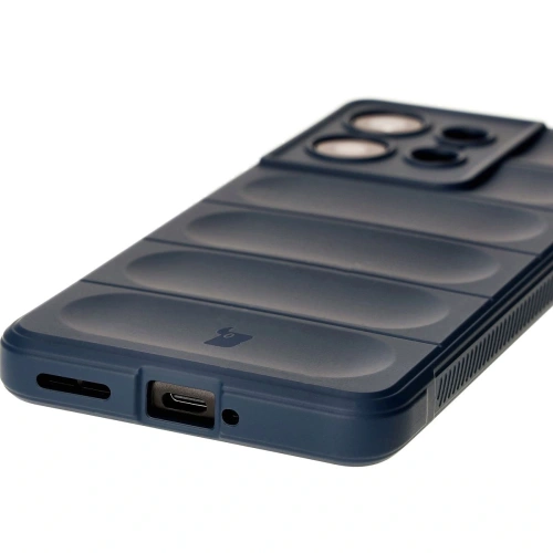 Pancerne etui Bizon Case Tur do Motorola Edge 50 Pro granatowe