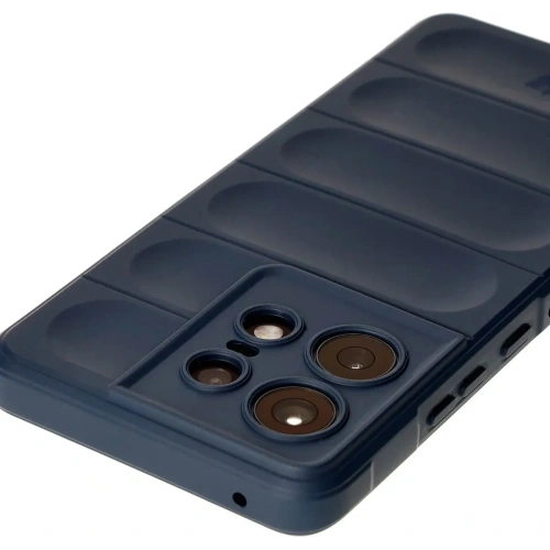 Pancerne etui Bizon Case Tur do Motorola Edge 50 Pro granatowe