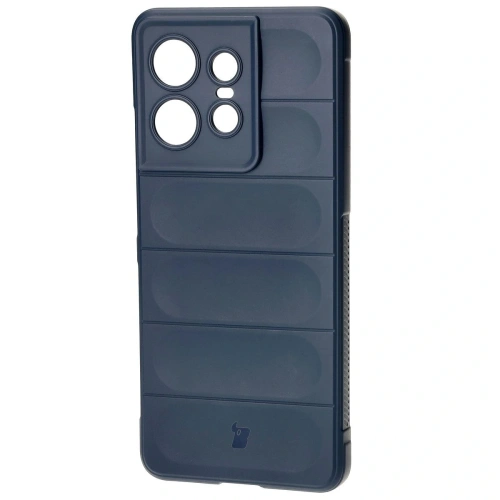 Pancerne etui Bizon Case Tur do Motorola Edge 50 Pro granatowe
