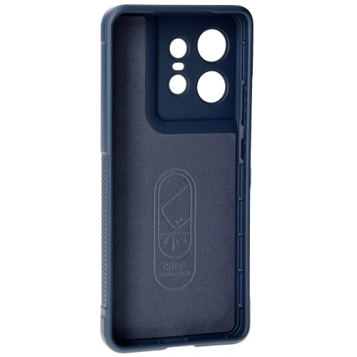 Pancerne etui Bizon Case Tur do Motorola Edge 50 Pro granatowe
