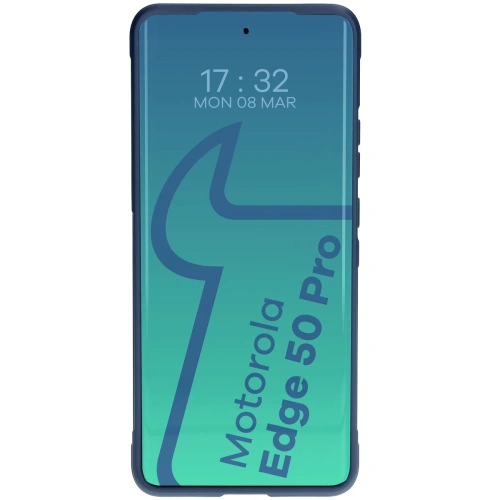 Pancerne etui Bizon Case Tur do Motorola Edge 50 Pro granatowe