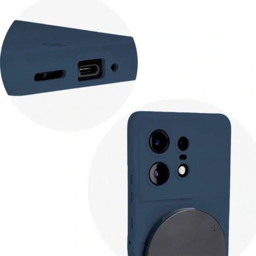 Pancerne etui Bizon Case Tur do Motorola Edge 50 Pro granatowe