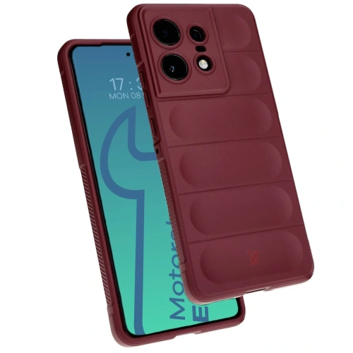 Pancerne etui Bizon Case Tur do Motorola Edge 50 Pro ciemnofioletowe