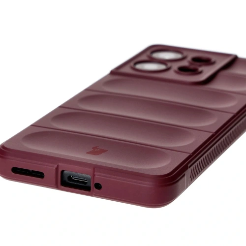 Pancerne etui Bizon Case Tur do Motorola Edge 50 Pro ciemnofioletowe