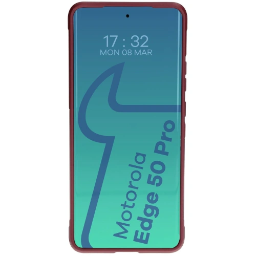 Pancerne etui Bizon Case Tur do Motorola Edge 50 Pro ciemnofioletowe
