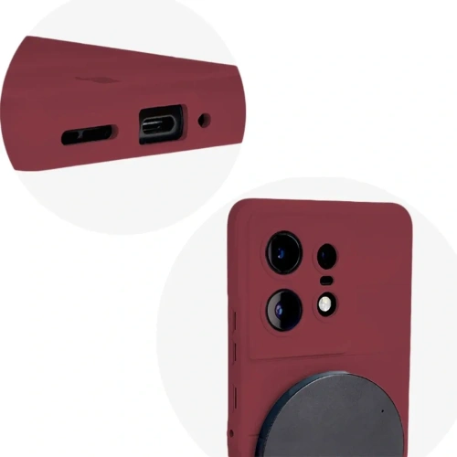 Pancerne etui Bizon Case Tur do Motorola Edge 50 Pro ciemnofioletowe