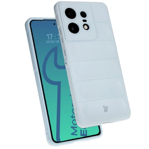 Pancerne etui Bizon Case Tur do Motorola Edge 50 Pro jasnoniebieskie