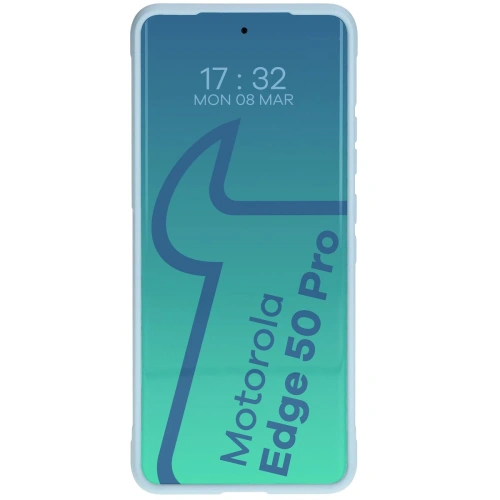 Pancerne etui Bizon Case Tur do Motorola Edge 50 Pro jasnoniebieskie