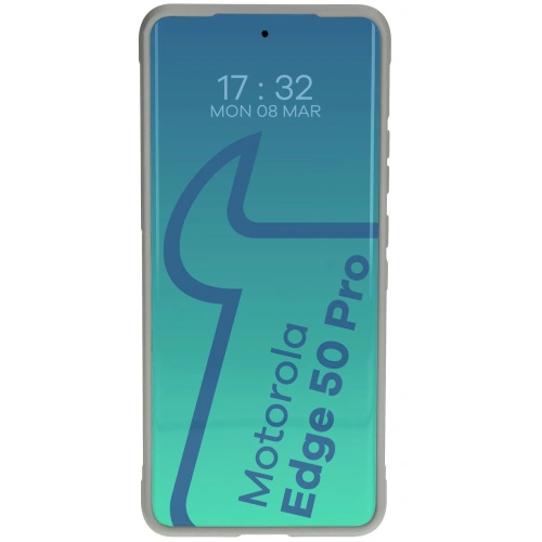 Pancerne etui Bizon Case Tur do Motorola Edge 50 Pro jasnoszare