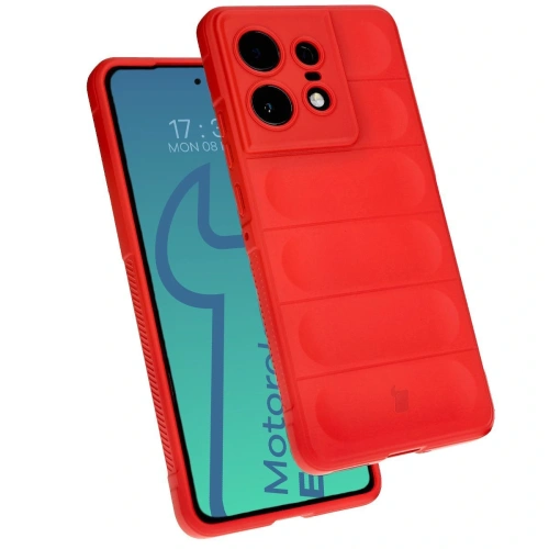 Pancerne etui Bizon Case Tur do Motorola Edge 50 Pro czerwone