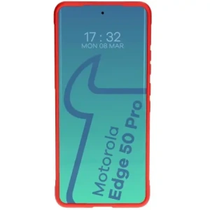 Hurtownia GSM - Bizon Caz Tur Motorola Edge 50 Pro roșu - BIZ5600 - {ean13} - Hurt