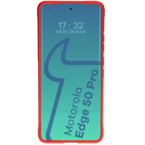 Pancerne etui Bizon Case Tur do Motorola Edge 50 Pro czerwone