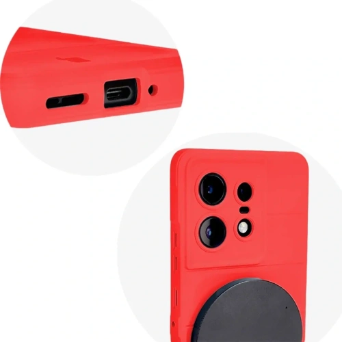 Pancerne etui Bizon Case Tur do Motorola Edge 50 Pro czerwone