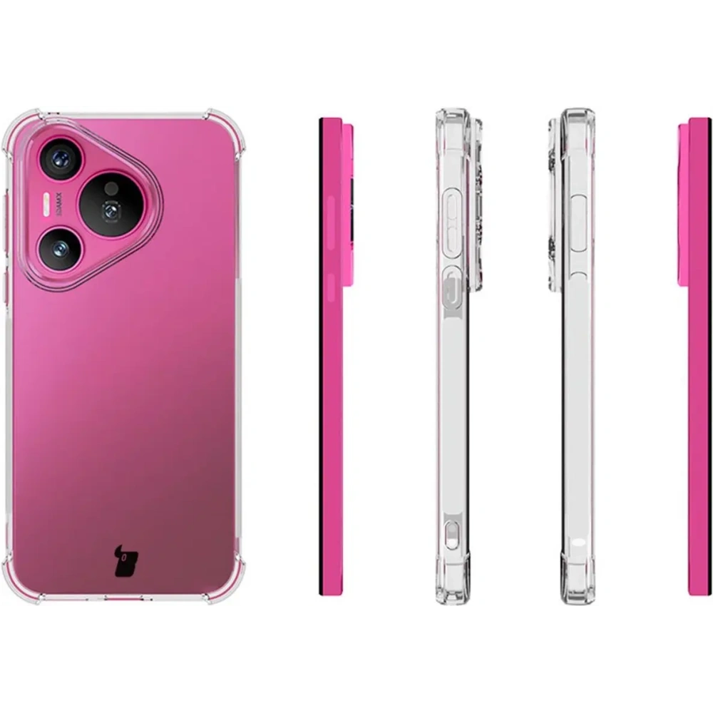 Hurtownia GSM - Elastické pouzdro Bizon Case Salpa pro Huawei Pura 70 průhledné - BIZ5601 - {ean13} - Hurt