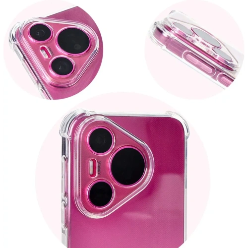 Elastyczne etui Bizon Case Salpa do Huawei Pura 70 przezroczyste