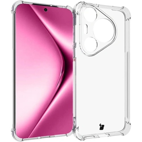 Elastyczne etui Bizon Case Salpa do Huawei Pura 70 Pro / Pro+ przezroczyste
