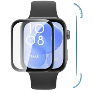 Hurtownia GSM - Sklo hybridní Bizon Glass Watch Edge Hybrid pro Huawei Watch Fit 3 černé - BIZ5603 - {ean13} - Hurt