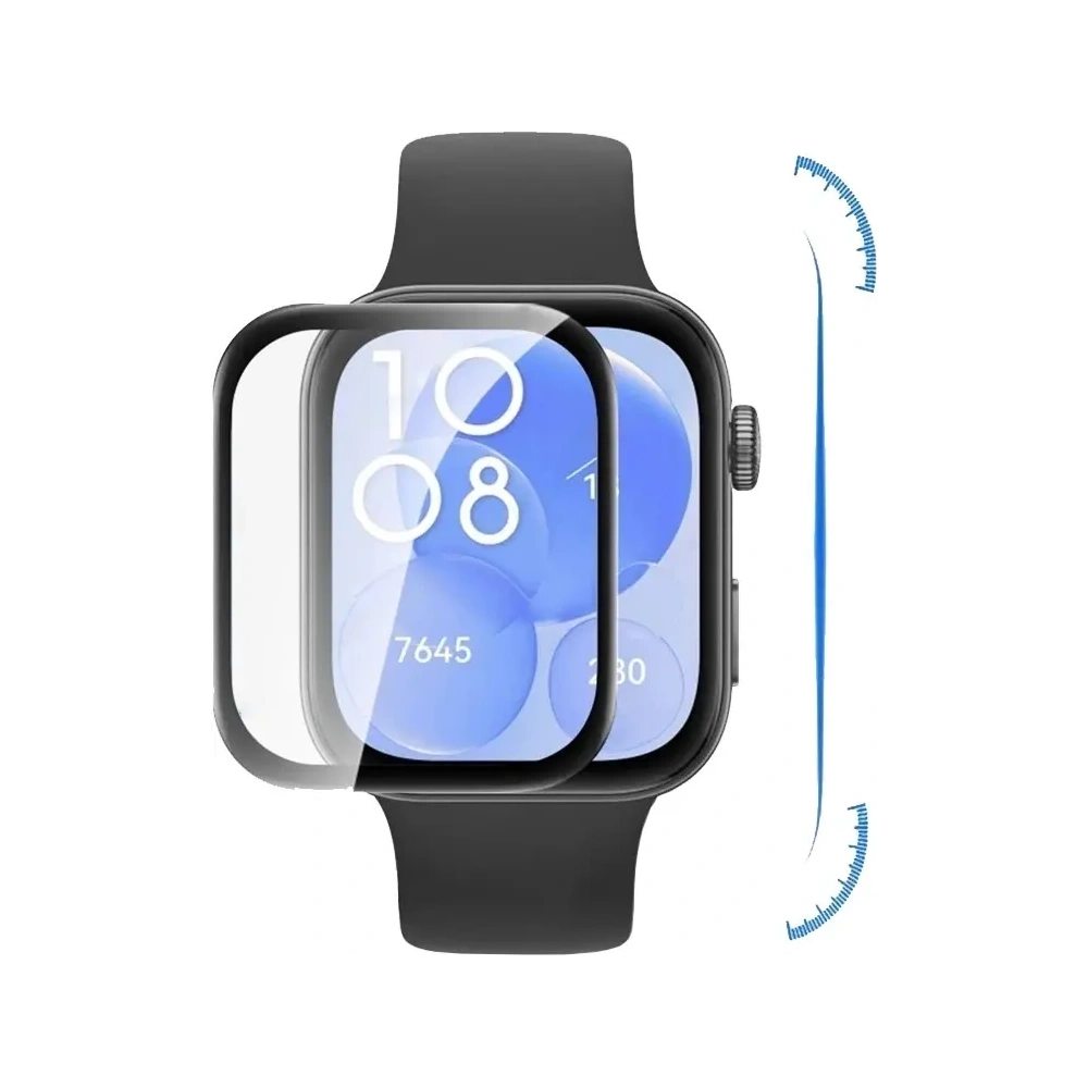 Hurtownia GSM - Bizon Glass Watch Edge Hybrid Huawei Watch Fit 3 fekete - BIZ5603 - {ean13} - Hurt