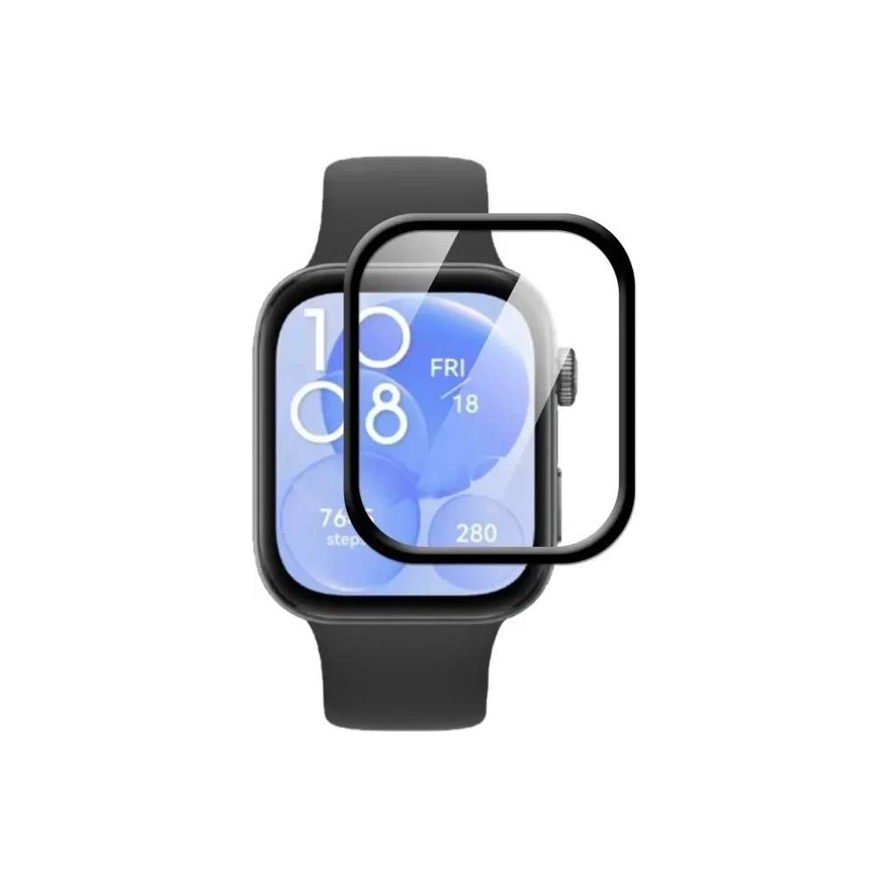 Hurtownia GSM - Bizon Glass Watch Edge Hybrid Huawei Watch Fit 3 fekete - BIZ5603 - {ean13} - Hurt