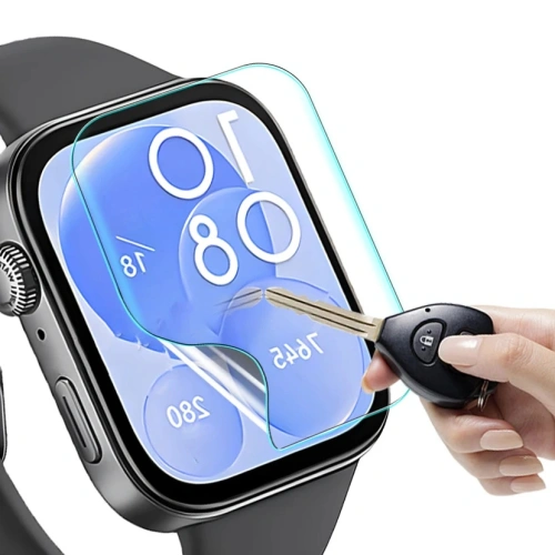 Folia hydrożelowa na ekran Bizon Glass Watch Hydrogel do Huawei Watch Fit 3 [2 PACK]