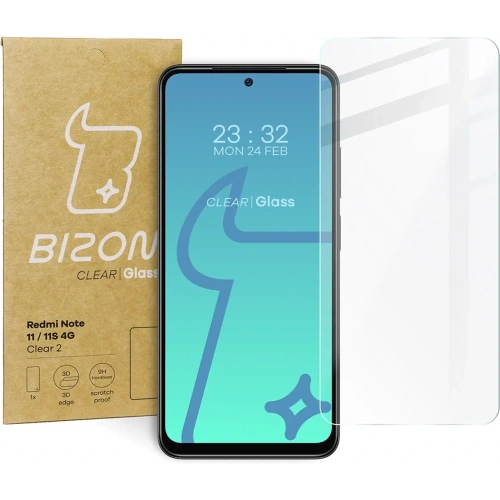 Szkło hartowane Bizon Glass Clear 2 do Xiaomi Redmi Note 11 / 11S 4G