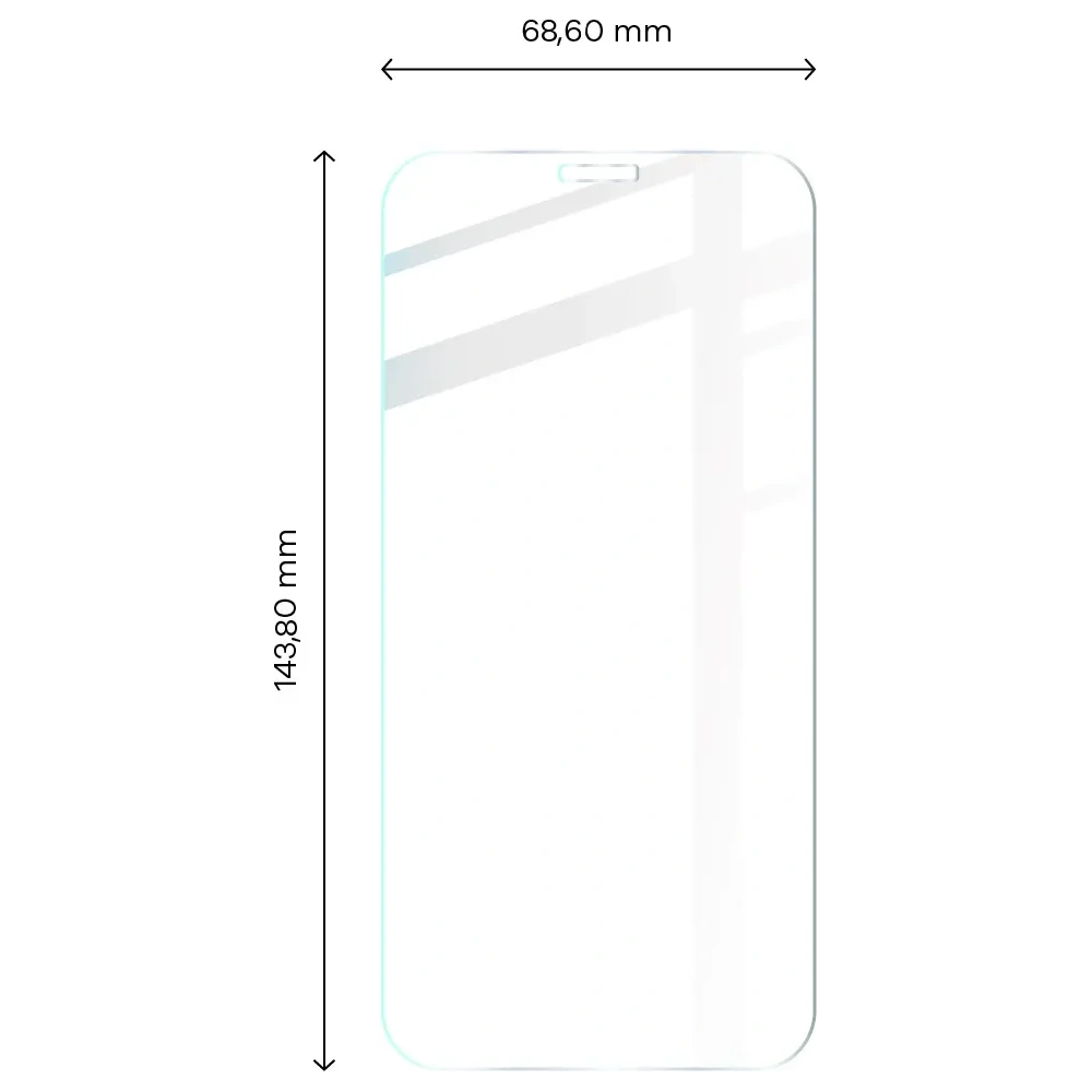 Hurtownia GSM - 3x Sklo na obrazovku + sklo na kameru BIZON Clear pro Apple iPhone 12 - BIZ5612 - {ean13} - Hurt