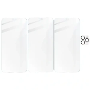 Hurtownia GSM - BIZON Clear 3x kijelző üveg + kamera üveg Apple iPhone 12 Pro - BIZ5613 - {ean13} - Hurt